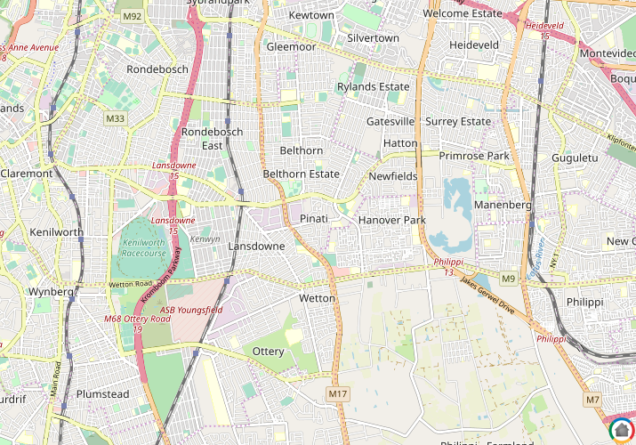 Map location of Pinati